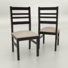 SILLAS PERGAMINO TRANI X 6 WENGUE