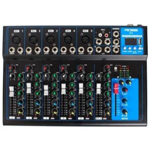 MIXER POTENCIADA ROSS 8 CANALES