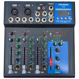 MIXER POTENCIADO ROSS 5 CANALES