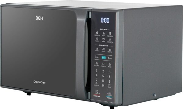 MICROONDAS BGH QUICK CHEFF SILVER