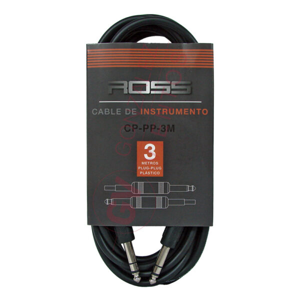 CABLE PLUG-PLUG 3 MTS ROSS