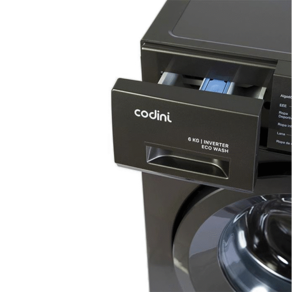 LAVARROPAS ECO WASH 6KG SILVER CODINI - Imagen 3