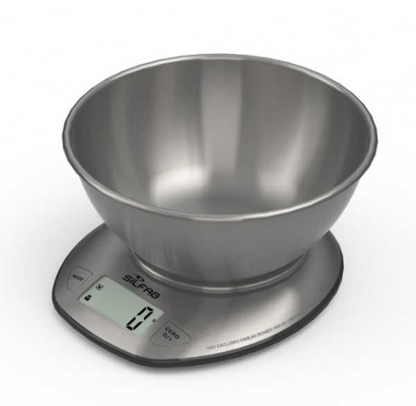 BALANZA DE COCINA C/BOWL SILFAB BC304