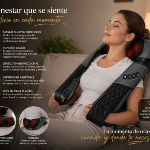 MASAJEADOR CERVICAL Y LUMBAR GADNIC