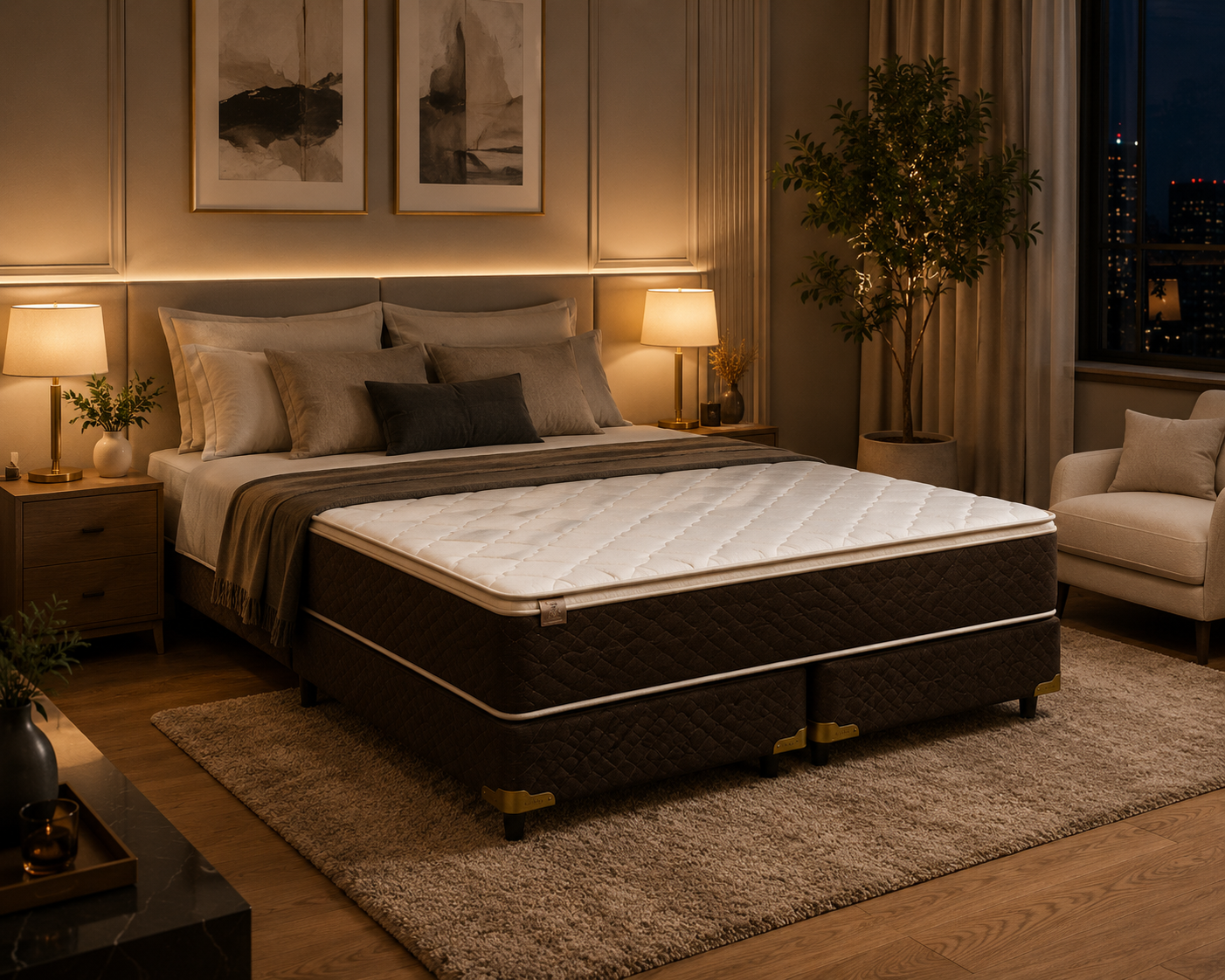 SOMIER GANI KING SIZE GOLDSPRING RESORTE