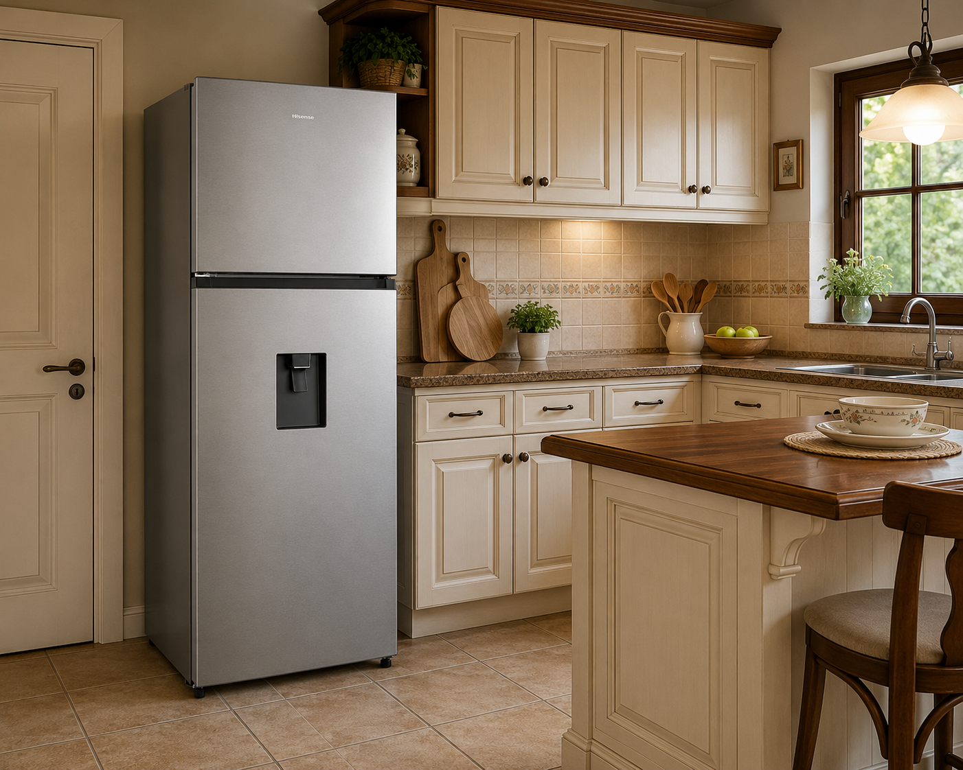 HELADERA HISENSE 320 INOX